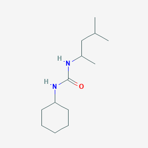 molecular formula C13H26N2O B11977110 N-Cyclohexyl-N'-(1,3-dimethylbutyl)urea CAS No. 303092-14-0