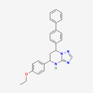 7-[1,1'-Biphenyl]-4-yl-5-(4-ethoxyphenyl)-4,5,6,7-tetrahydro[1,2,4]triazolo[1,5-a]pyrimidine