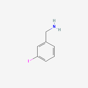 molecular formula C7H8IN B1197719 3-碘苄胺 CAS No. 696-40-2