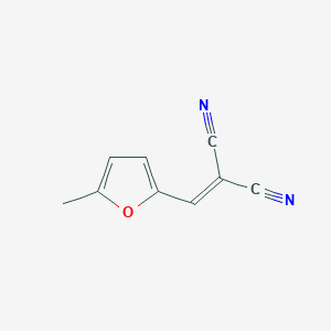 molecular formula C9H6N2O B11977368 [(5-Methylfuran-2-yl)methylidene]propanedinitrile CAS No. 81020-79-3