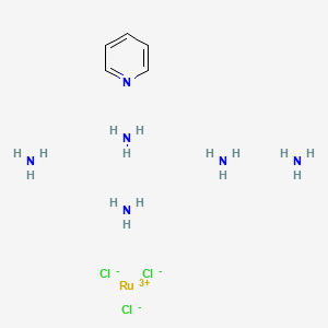molecular formula C5H20Cl3N6Ru B1197742 Pyridine pentaamineruthenium(III) CAS No. 80584-12-9
