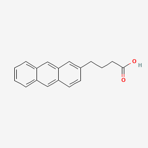molecular formula C18H16O2 B1197762 4-(2-Anthryl)butanoic acid CAS No. 73693-25-1