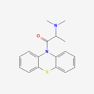 molecular formula C17H18N2OS B1197765 Dimethylaminopropionylphenothiazine CAS No. 63834-04-8