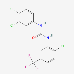 1-[2-Chloro-5-(trifluoromethyl)phenyl]-3-(3,4-dichlorophenyl)urea