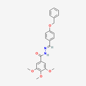 N'-(4-(Benzyloxy)benzylidene)-3,4,5-trimethoxybenzohydrazide