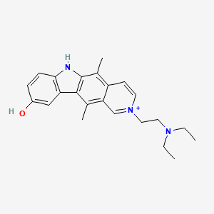 molecular formula C23H28N3O+ B1197780 Datelliptium CAS No. 81531-57-9