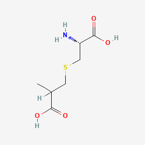 molecular formula C7H13NO4S B1197785 S-(2-羧基丙基)半胱氨酸 CAS No. 6852-42-2