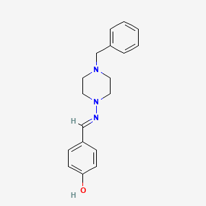 4-[(4-Benzyl-piperazin-1-ylimino)-methyl]-phenol