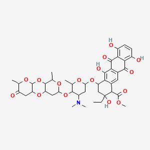 molecular formula C42H51NO16 B1197810 Cinerubin B CAS No. 35906-51-5