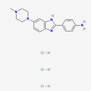 molecular formula C18H24Cl3N5 B1197818 Hoechst 8208 CAS No. 107882-63-3