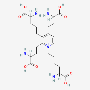 molecular formula C24H40N5O8+ B1197828 Photodesmosine CAS No. 70701-07-4