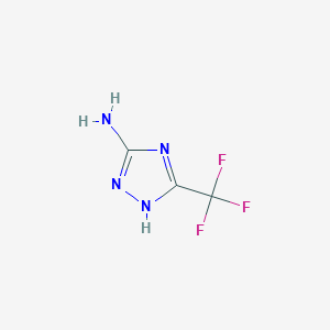 molecular formula C3H3F3N4 B119783 5-(三氟甲基)-4H-1,2,4-三唑-3-胺 CAS No. 25979-00-4