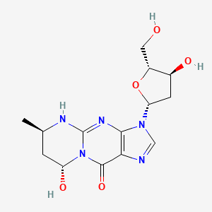 molecular formula C14H19N5O5 B1197840 Cyclic 1,N(2)-propanodeoxyguanosine CAS No. 85352-97-2