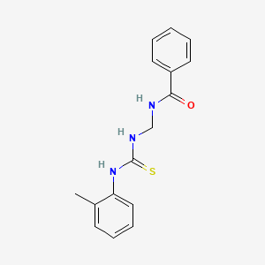 N-({[(2-methylphenyl)carbamothioyl]amino}methyl)benzamide