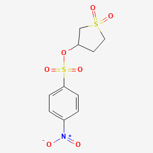 1,1-Dioxidotetrahydrothiophen-3-yl 4-nitrobenzenesulfonate