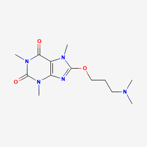 8-(3-Dimethylamino-propoxy)-1,3,7-trimethyl-3,7-dihydro-purine-2,6-dione
