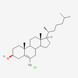 molecular formula C27H45ClHgO B1197851 6-Chloromercuricholesterol CAS No. 80534-17-4