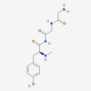 (2S)-N-[2-[(2-aminoacetyl)amino]acetyl]-3-(4-hydroxyphenyl)-2-(methylamino)propanamide