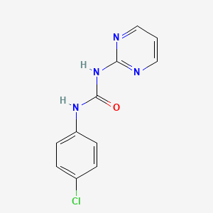 1-(4-Chlorophenyl)-3-pyrimidin-2-ylurea