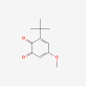 molecular formula C11H14O3 B1197857 3-tert-Butyl-5-methoxy-1,2-benzoquinone CAS No. 2940-63-8