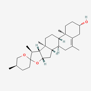molecular formula C28H44O3 B1197861 6-Methylspirost-5-en-3-ol 