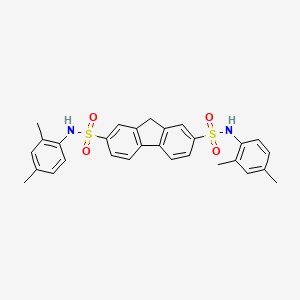 N2,N7-Bis(2,4-dimethylphenyl)-9H-fluorene-2,7-disulfonamide