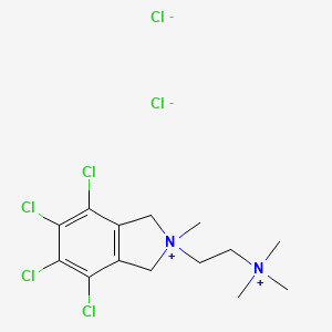 molecular formula C14H20Cl6N2 B1197887 氯松达明氯化物 CAS No. 69-27-2