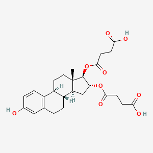 molecular formula C26H32O9 B1197892 Estriol succinate CAS No. 514-68-1