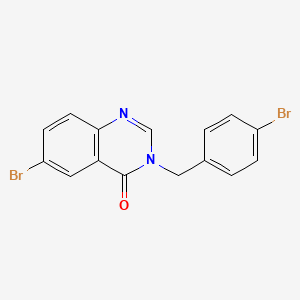 6-Bromo-3-(4-bromobenzyl)-4(3H)-quinazolinone