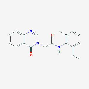 N-(2-ethyl-6-methylphenyl)-2-(4-oxoquinazolin-3-yl)acetamide