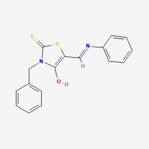 5-(Anilinomethylene)-3-benzyl-2-thioxo-1,3-thiazolidin-4-one