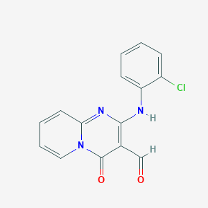 2-(2-Chloro-phenylamino)-4-oxo-4H-pyrido[1,2-a]pyrimidine-3-carbaldehyde