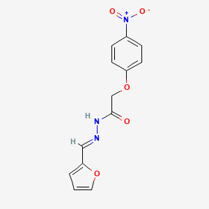 N'-(Furan-2-ylmethylene)-2-(4-nitrophenoxy)acetohydrazide