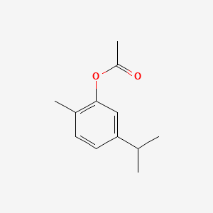 molecular formula C12H16O2 B1197915 Carvacryl acetate CAS No. 4395-82-8