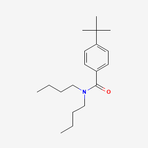 molecular formula C19H31NO B11979181 N,N-dibutyl-4-tert-butylbenzamide CAS No. 79868-18-1