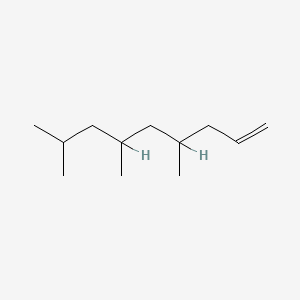 molecular formula C12H24 B1197934 4,6,8-Trimethyl-1-nonene CAS No. 54410-98-9