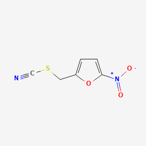 molecular formula C6H4N2O3S B11979375 (5-Nitro-2-furanyl)methyl thiocyanate CAS No. 4063-38-1