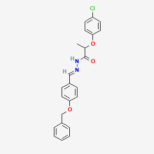 N'-(4-(Benzyloxy)benzylidene)-2-(4-chlorophenoxy)propanohydrazide