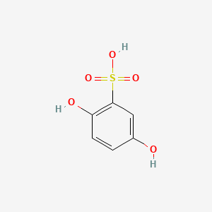 molecular formula C6H6O5S B1197946 2,5-二羟基苯磺酸 CAS No. 88-46-0
