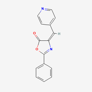 2-Phenyl-4-(4-pyridinylmethylene)-1,3-oxazol-5(4H)-one