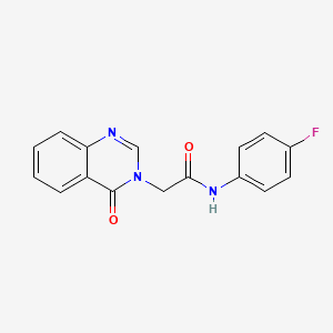 N-(4-fluorophenyl)-2-(4-oxo-3(4H)-quinazolinyl)acetamide