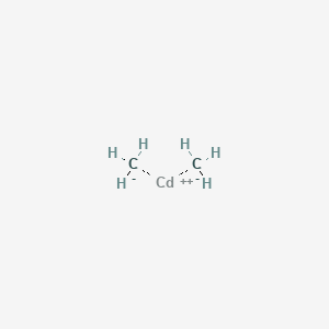molecular formula CH3CdCH3<br>C2H6Cd B1197958 二甲基镉 CAS No. 506-82-1
