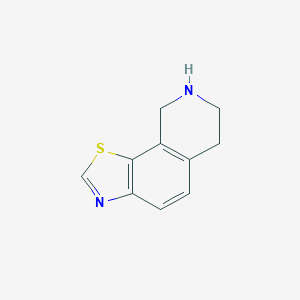 molecular formula C10H10N2S B119796 6,7,8,9-Tetrahydrothiazolo[4,5-h]isoquinoline CAS No. 120546-67-0