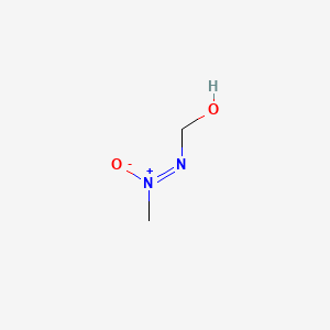 molecular formula C2H6N2O2 B1197960 甲基偶氮甲醇 CAS No. 590-96-5