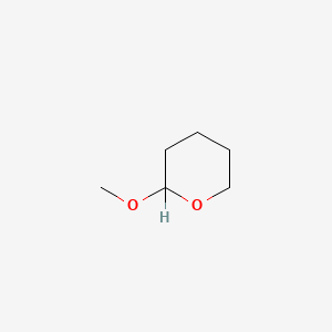 molecular formula C6H12O2 B1197970 2-Methoxytetrahydropyran CAS No. 6581-66-4