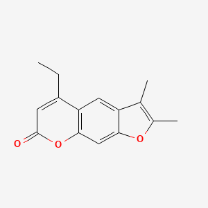 5-ethyl-2,3-dimethyl-7H-furo[3,2-g]chromen-7-one