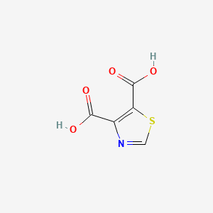 molecular formula C5H3NO4S B1197997 Thiazole-4,5-dicarboxylic acid CAS No. 22358-80-1