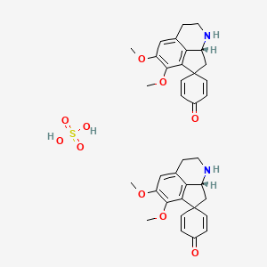 molecular formula C36H40N2O10S B1197998 Stephaglabrine CAS No. 32410-24-5