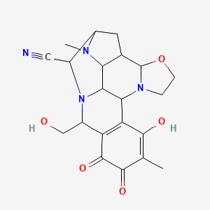 molecular formula C21H24N4O5 B1198014 Naphthocyanidine CAS No. 82475-12-5