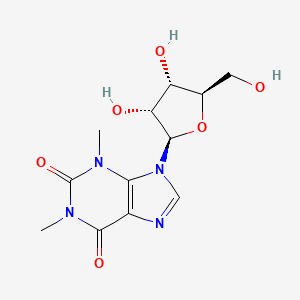 molecular formula C12H16N4O6 B1198019 Xanthosine, 1,3-dimethyl- CAS No. 3624-44-0